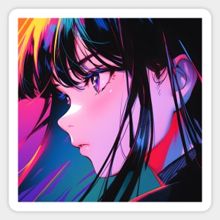 Cybernetic Journeys: Ghost in the Shell Aesthetics, Techno-Thriller Manga, and Mind-Bending Cyber Warfare Art Sticker